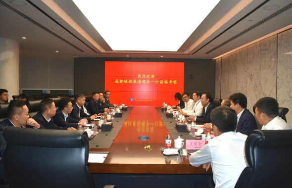 万博全站APP官网登录黨委書記、董事長鄭尚欽率隊考察中建八局總部